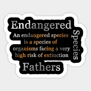 Endangered species Sticker